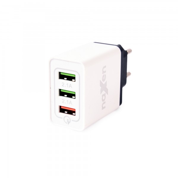 Naxen Charger White 3 Output